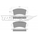 TOMEX Brakes Bremsbelagsatz, Scheibenbremse